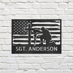 Remember the Fallen - Customizable Metal Wall Art