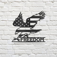 American Eagle Freedom Metal Wall Art