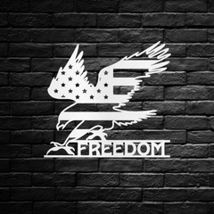 American Eagle Freedom Metal Wall Art